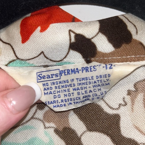 VINTAGE 1970s Sears button up - Picture 2 of 4